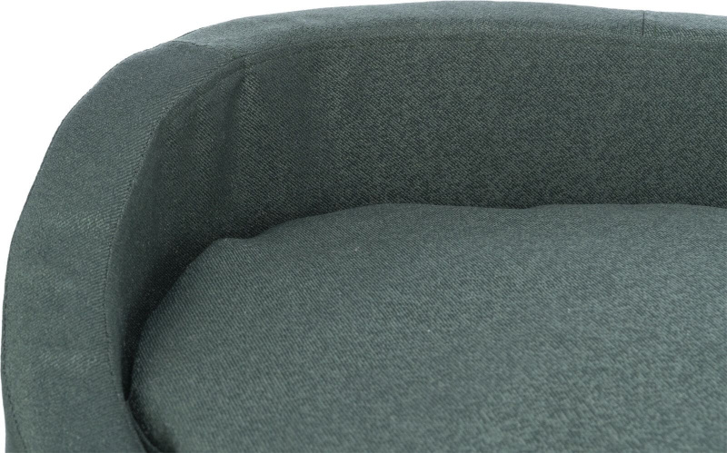 Bett CityStyle oval 65 × 55 cm dunkelgrün